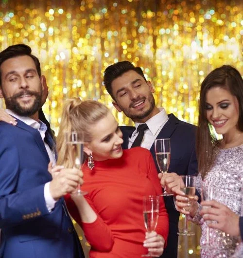 Modern banquet dining hall in Gurgaon